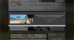 Desktop Screenshot of mairie-aixesurvienne.fr